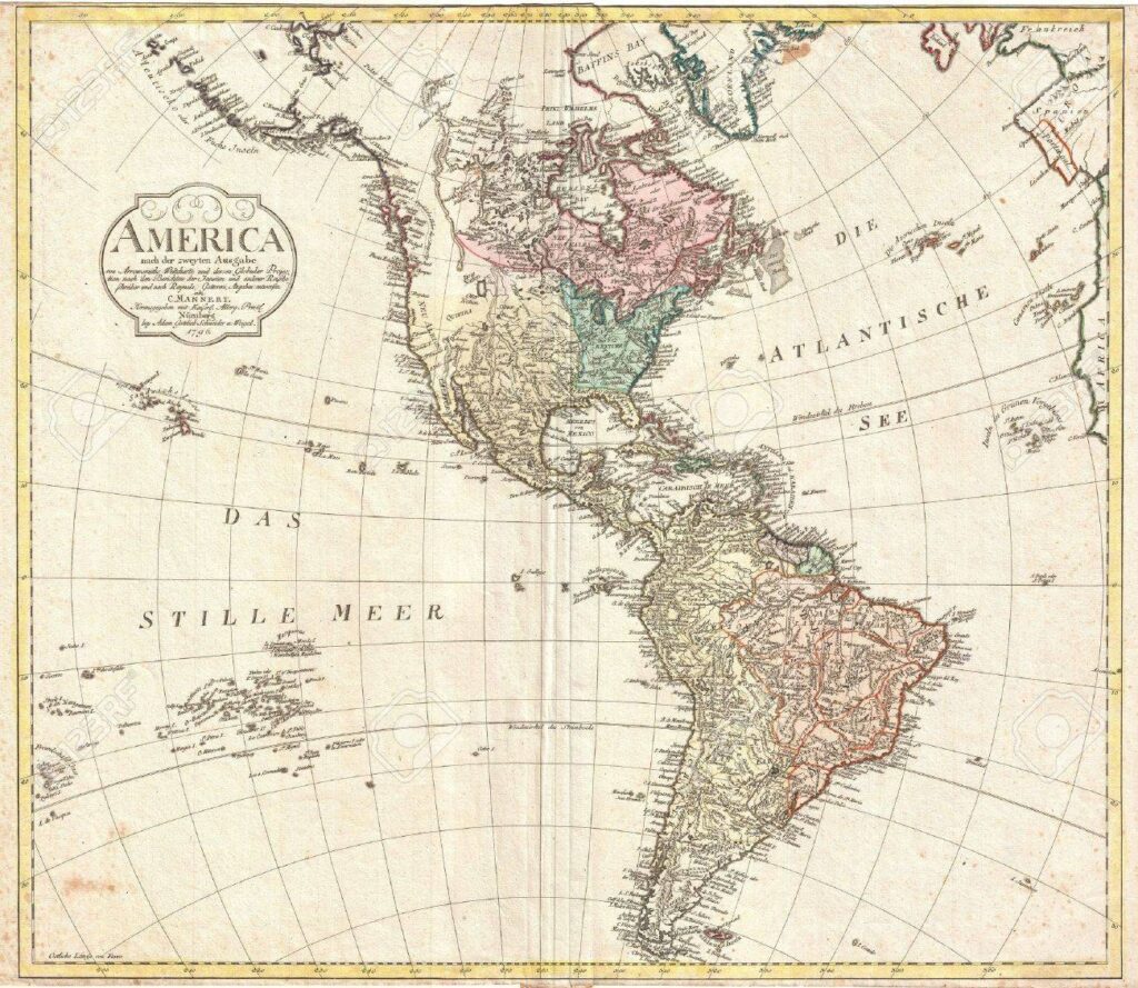 AMERICA en 1796